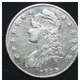 1835 Capped Bust Half Dollar
