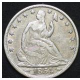 1854-O Seated Liberty Half Dollar