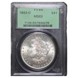 1883-O Morgan Silver Dollar MS63 OGH PCGS