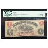 1862 Virginia Treasury Note VF35 PPQ PCGS
