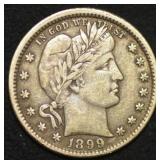 1899 Barber Quarter