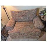 PLUNKETT OVERSIZED ARM CHAIR, BEIGE, BURGANDY, GRN