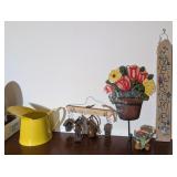 ASSTD HOME DECOR METAL/ WOOD WALL ART,METAL WALL