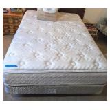 FULL SZ PILLOW TOP MATTRESS W/BOX SPRINGS & FRAME