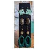 3PC SETS OF ASSTD VTG EARRINGS
