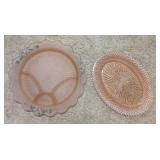 2PC DIVIDED SERVING PLATE, MISS AMERICAN