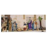 11PC NATIVITY FIGURINES