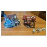 2PC VTG MAPLE DEPT 56 ORIGINAL SNOW VILLAGE PIECES