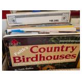 ASSTD CRAFTING BOOKS, COUNTRY BIRDHOUSES,