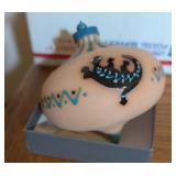 HAND PAINTED TERRACOTTA ORNAMENT