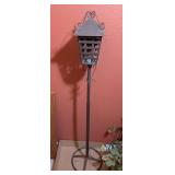PEDESTAL METAL TEALITE CANDLE HOLDER #2