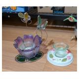 2PC VOTIVE CANDLE HOLDERS