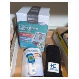 INFRARED THERMOMETER & BLOOD PRESSURE MONITOR