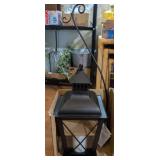 FAIRCHILD LANTERN W/INTEGRATED FLAMELESS PILLAR