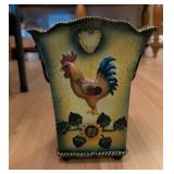 METAL ROOSTER BASKET