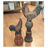 2PC ROOSTER DECOR