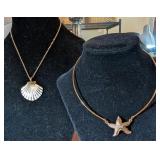 2PC SARAH COVENTRY OCEAN THEME NECKLACES