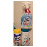 ASSTD CLEANING WIPES & LYSOL MULTI-PURPOSE CLEANER