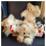 ASSTD VTG PLUSH ANIMALS, BEAR W/MOVABLE ARMS/LEGS