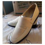 NEW BELLINI BEIGE LEATHER LOAFERS SZ 8.5B