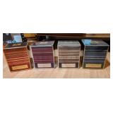 4PC SCENTED CANDLES-NIB, CINNAMON, EVERGREEN WOOD,