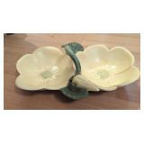 VTG HOLLAND MOLD 2-SIDED FLOWER SERVING DISH