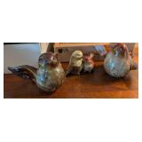 3PC BIRD DECOR