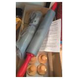 PREPOLOGY ADJ. DEPTH, NON-STICK ROLLING PIN &