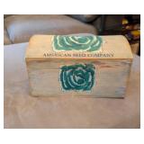VTG STYLE WOOD KEEPSAKE BOX W/DOME LID