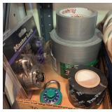 DUCT TAPE,20 MIL PVC TAPE,2PC COMBINATION PADLOCKS