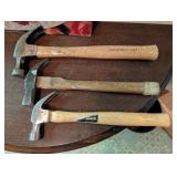 3PC WOOD HANDLE HAMMERS