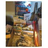 ASSTD HOUSEHOLD HARDWARE, HOOKS, CHAIN, D-RINGS,