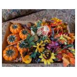 ASSTD FALL DECOR, PUMPKINS, SCARECROW, FAUX