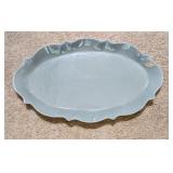 WATERFORD PLATTER, GREEN TEA COLOR