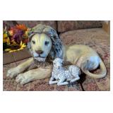 LION AND LAMB SCULPTURE