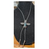 VTG SILVER TONE SOUTHWEST INDIIAN STYLE BOLO #2