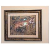 FRAMED TIGER ARTWORK