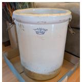ANTQ 8-GALLON STONEWARE CROCK