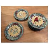 12PC LENOX WINTER GREETING EVERYDAY DINNER PLATES