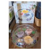 LITE TYME GARDEN SHALLOW BOWL W/FLOATING CANDLES