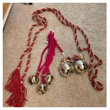 RED/GOLD CHRISTMAS SASH & BELLS