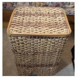 WOVEN BAMBOO HAMPER