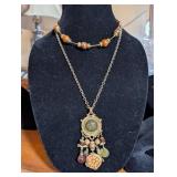 2PC EARTHTONE NECKLACES, EXPRESS, OTHER