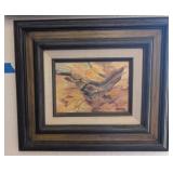 FRAMED SIGNED ARTWORK BIRD