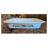 CORNINGWARE BAKING DISH, SPICE O LIFE PATTERN