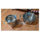EMERIL 5PC STAINLESS STEEL POTS & PANS