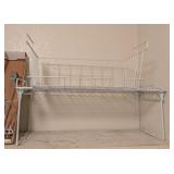 2PC WIRE SHELF & SHELF BASKET