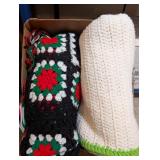 2PC HAND MADE AFGHANS