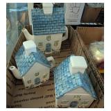 3PC CERAMIC TEA SET, COTTAGE STYLE TEA POT,