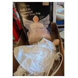 VTG SOFT-GLO ANIMATED ANGEL TREE-TOP, ELECTRIC